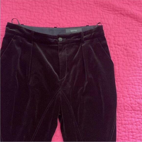 Gucci Women's Black velvet Pants, M - Picture 2 of 12
